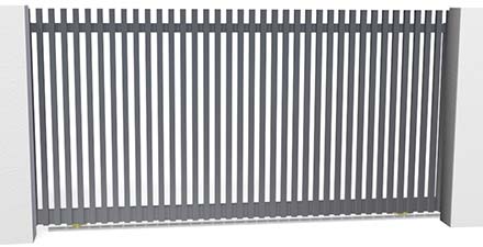 Batten - Face mounted to a heavy duty frame