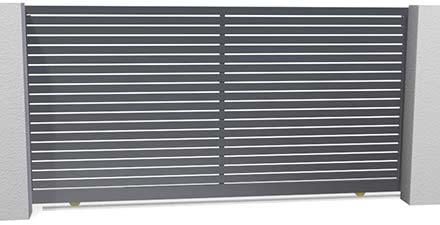 Horizontal Slat with 9mm or 20mm Gaps between slats